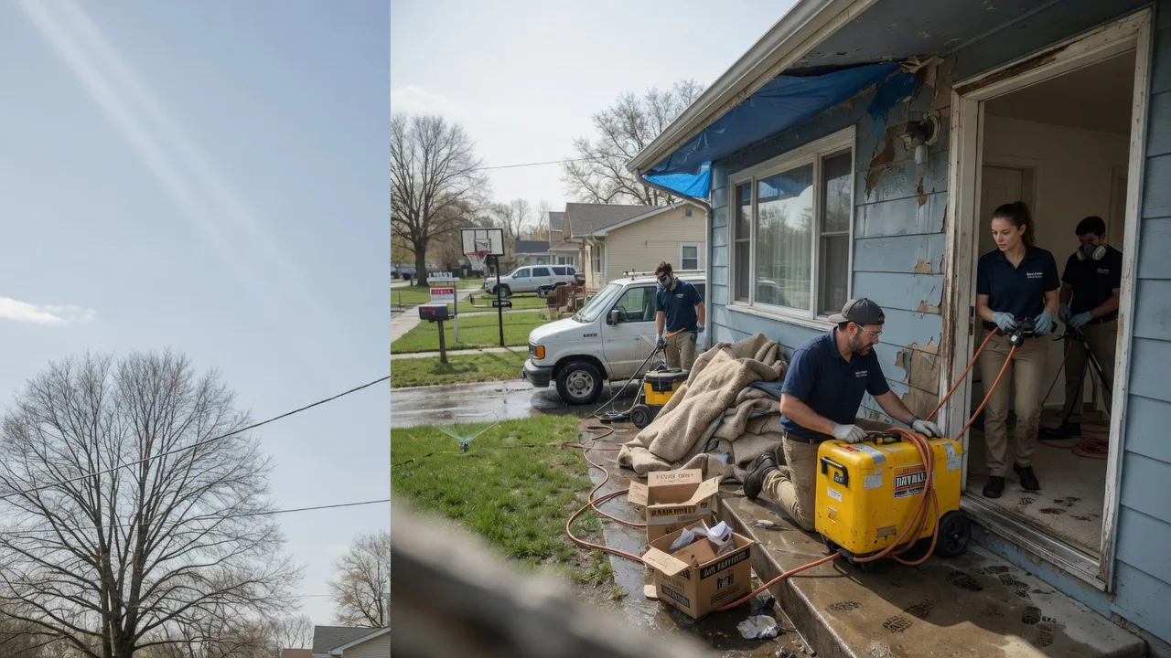 Basement Flood Cleanup in Adair, IL near me
